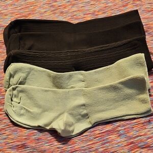 **Clearance** 5 Pair of Brown and Tan Socks
